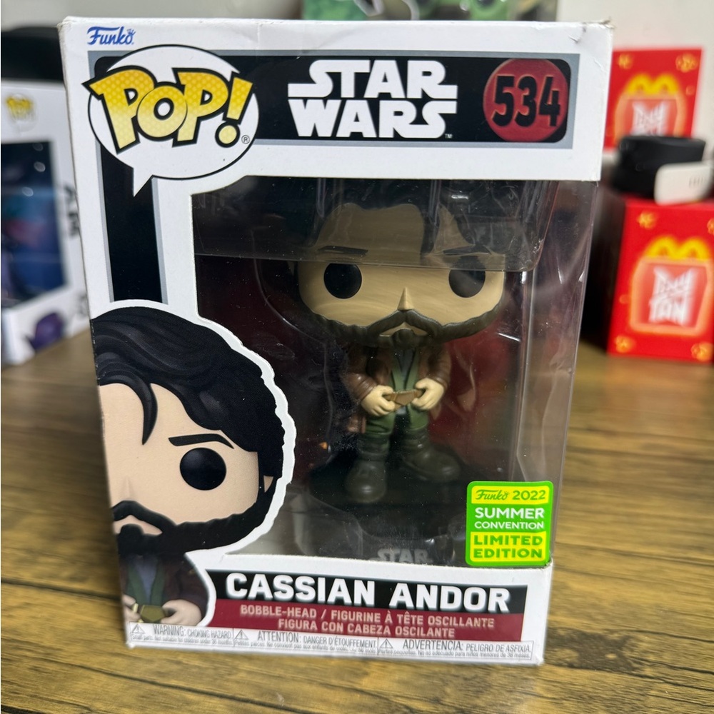 Funko Pop! Star Wars Cassian Andor - Black and Green